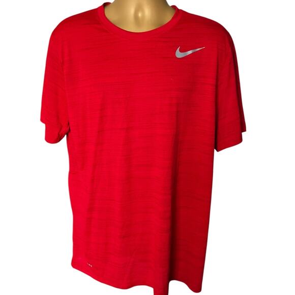Nike Dri-FIT Red Performance Tee – Men’s XL - Picture 1 of 8